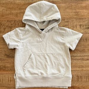 Little Bipsy Kids Short Sleeve Hooded Pullover - Cream